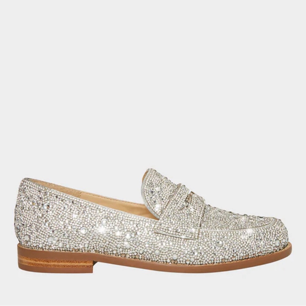 Betsey Johnson Rhinestone Loafers